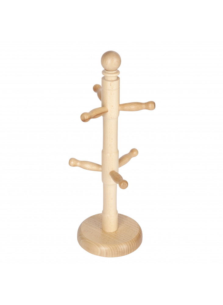 KitchenCraft Beech Wood Mug Tree