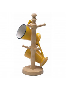 KitchenCraft Beech Wood Mug Tree