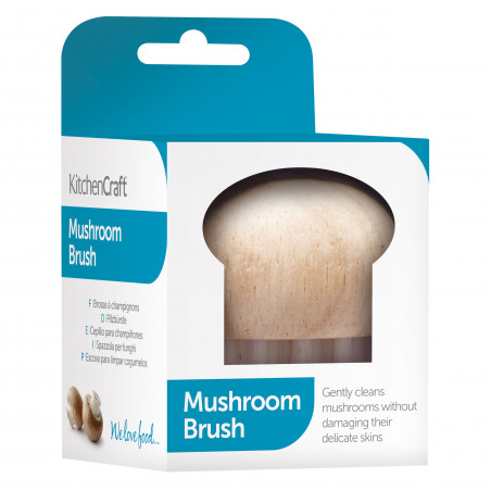 KitchenCraft Wooden Handled Mushroom Brush