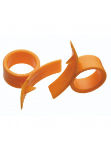 KitchenCraft Set of Two Orange Peelers