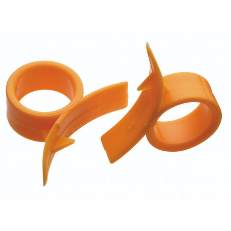 KitchenCraft Set of Two Orange Peelers