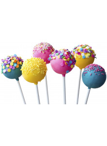 KitchenCraft Pack of 50 Cake Pop Sticks - 15cm
