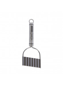 KitchenCraft Oval Handled Stainless Steel Crinkle Chip Cutter
