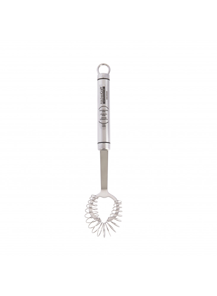 KitchenCraft Oval Handled Professional Stainless Steel Mini Whisk