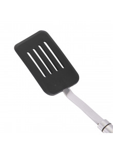 KitchenCraft Oval Handled Stainless Steel Non-Stick Slotted Turner