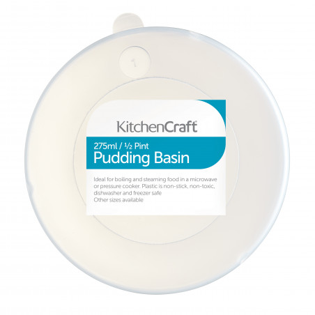 KitchenCraft Plastic 275ml Pudding Basin and Lid