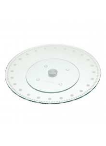KitchenCraft Revolving Glass Cake Stand