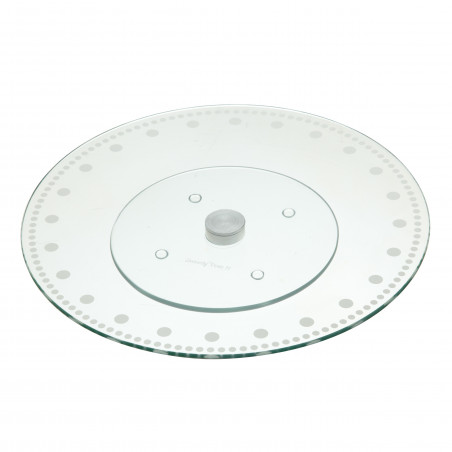 KitchenCraft Revolving Glass Cake Stand