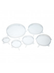 KitchenCraft Set of Six Silicone Lids