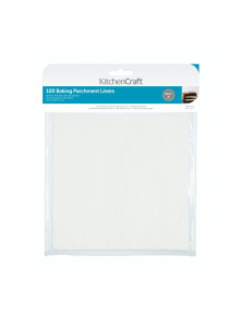 KitchenCraft Square 20cm Siliconised Baking Papers
