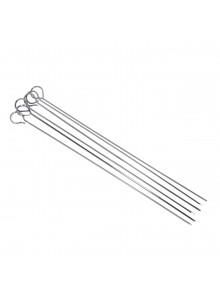 KitchenCraft Pack of Six 30cm Flat Sided Skewers