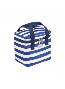 KitchenCraft Lulworth Nautical-Striped Small Cool Bag