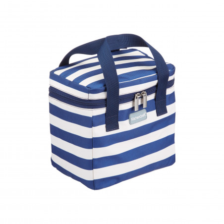KitchenCraft Lulworth Nautical-Striped Small Cool Bag