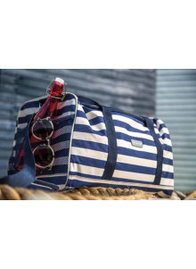 KitchenCraft Lulworth Extra-Large Nautical-Striped Family Cool Bag
