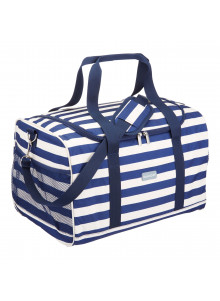 KitchenCraft Lulworth Extra-Large Nautical-Striped Family Cool Bag
