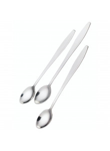 KitchenCraft Set of 3 Stainless Steel Ice Cream / Soda Spoons