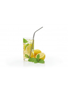 KitchenCraft Pack of Four Stainless Steel Reusable Drinks Straws