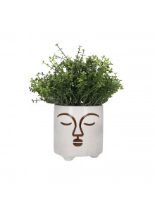 KitchenCraft Mini Planter with Terracotta Face Design