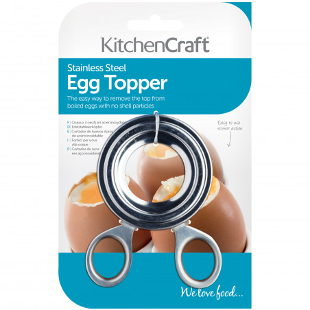 KitchenCraft Stainless Steel Egg Topper