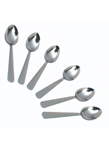 KitchenCraft Set of 6 Stainless Steel Teaspoons
