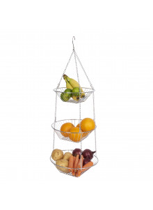 KitchenCraft Three Tier Hanging Vegetable / Fruit Basket