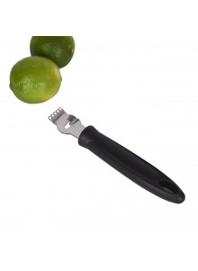 KitchenCraft Black Handled Stainless Steel Bladed Zester