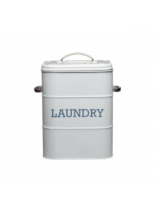 Living Nostalgia French Grey Laundry Tin