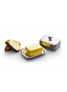 MasterClass Deep Double Walled Insulated Covered Butter Dish