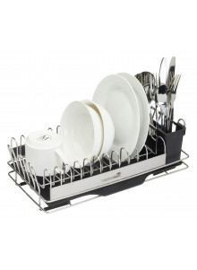 MasterClass Compact Stainless Steel Dish Drainer