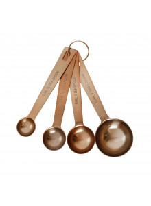 MasterClass Copper Finish Measuring Spoon Set