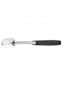 MasterClass Stainless Steel Colour-Coded Buffet Salad Fork - Black