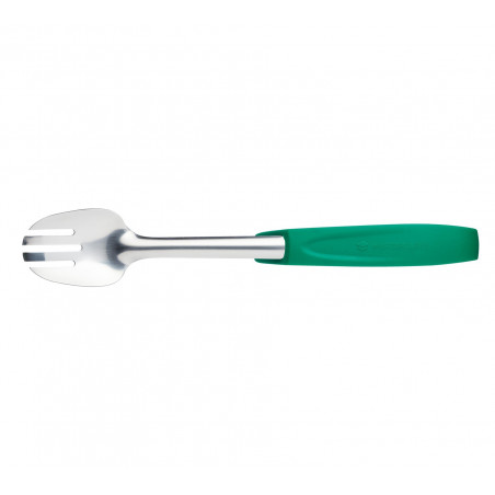 MasterClass Stainless Steel Colour-Coded Buffet Salad Fork - Green