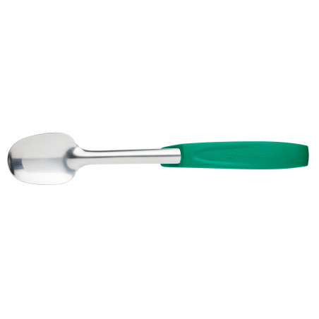 MasterClass Stainless Steel Colour-Coded Buffet Salad Spoon - Green