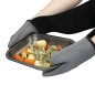MasterClass Grey Silicone Double Oven Glove MasterClass Grey Silicone Double Oven Glove