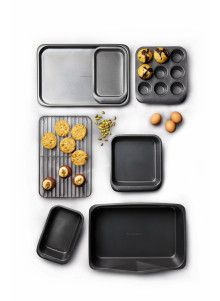 MasterClass Smart Space Seven-Piece Stacking Non-Stick Baking & Roasting Set