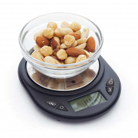 MasterClass Smart Space Electric Stainless Steel Kitchen Weighing Scales
