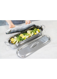 KitchenCraft Stainless Steel 60cm (24") Fish Poacher