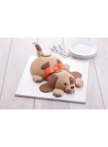 KitchenCraft Silver 35cm Square Cake Board