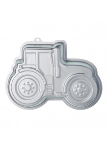 KitchenCraft Silver Anodised Tractor Shaped Cake Pan