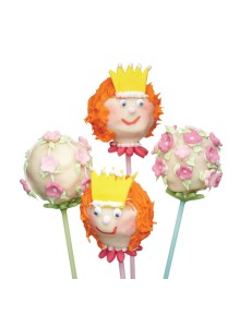 KitchenCraft Pack of 60 Plastic Coloured Cake Pop Sticks - 15cm