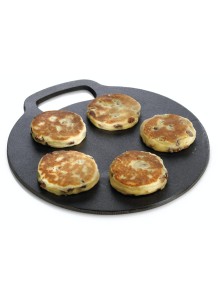 KitchenCraft Cast Iron 27cm Black Steel Baking Stone