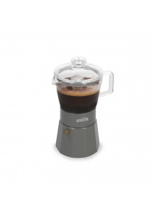 La Cafetière Verona Glass Espresso Maker, 6-Cup, Latte