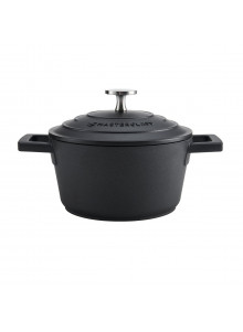 MasterClass 1.4L Cast Aluminium Casserole Dish, Black