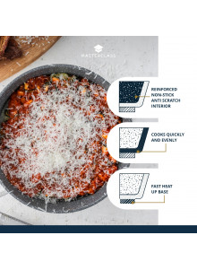 MasterClass 2.5L Cast Aluminium Casserole Dish, Sky Blue