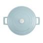 MasterClass 4L Cast Aluminium Shallow Casserole Dish, Sky Blue MasterClass 4L Cast Aluminium Shallow Casserole Dish, Sky Blue
