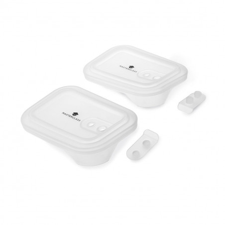 MasterClass All-in-One Set of 2 Replacement Lids, Small