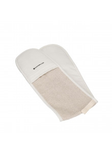 MasterClass Deluxe Professional Double Oven Glove, Cream