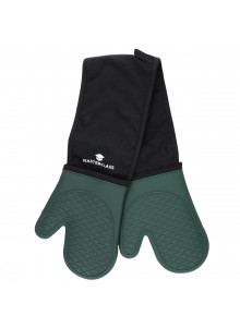 MasterClass Silicone & Cotton Double-Sided Oven Glove, Green