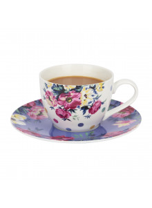 Mikasa Clovelly Porcelain 240ml Teacup and Saucer