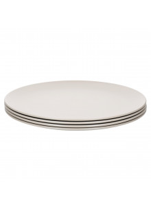 Natural Elements Dinner Plates, Recycled Plastic, Set of 4, 25.5cm